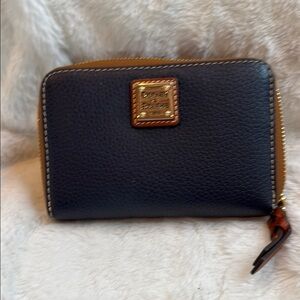 Dooney & Bourke Black and Red Leather Wallet